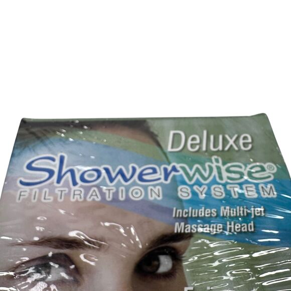 Deluxe Showerwise Filtration System 1195 Reduces Chlorine Massage Showerhead New - Picture 3 of 6